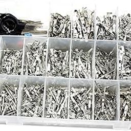 SECRET DESIRECar Electrical Wire Terminal Pin Connector Kit Premium Male Female Crimping Pin 1168pcs|Business & Industrial-24