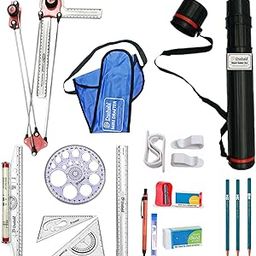 Dushala Engineering Drawing Set, Mini drafter, Sheet holder box and drawing stationery (DRAWING KIT 1)-image-5