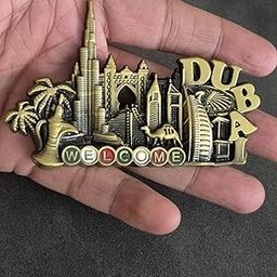 DT DECTONE Regular Metal Fridge Magnet, Welcome Dubai 3D Metal Magnet for Fridge, Study Table, Office Desk, Ideal Gift, Best Home Decor Item for Travel Enthusiasts 9.5 X 6 CM, Pack of 1-image-90