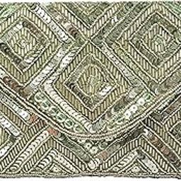 Women's Hand Embroidered Clutches (Light Green)-image-40