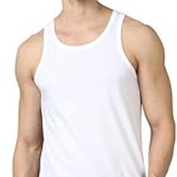 Men's Cotton Vest, 100% Cotton Fabric, Stretchable & Breathable, Round Neck Sleeveless Regular Fit Vest for Men-image-3
