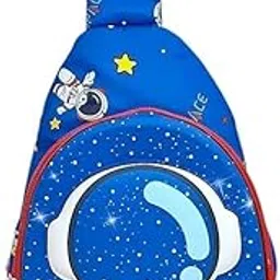 spocco | Kids Chest Bag Cartoon Print Bag for Kids One Side Shoulder Bag, Cross Body Bag for Kids, Travel Chest Bag, Sling Bag, Crossbody Chest Sling Bag, Gift for Boys Girls - CB81-picture-4