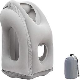 BLEQYS® Travel Pillow, Inflatable Neck Air Pillow for Sleepin-image-83