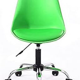 NGFC Armless Revolving Office Chair | Height-Adjustable Stylish Modern Back Office Chair for Salon/Spa/Bar/Medical/Kitchen/Doctor Stool Chair (Green)-image-55