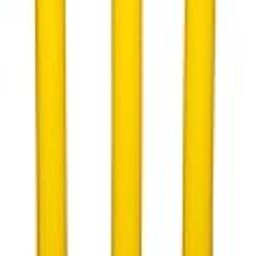MDUD Premium Full‑Size Plastic Cricket Stump Set – 3 Stumps, 2 Bails & Robust Base – Durable PVC, Indoor & Outdoor-11