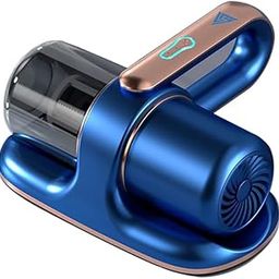 Wireless Vacuum Cleaner Portable for Bed Mattress Sofa Fine Dust Soft Toys Carpets Rechargeable 13Kpa Strong Suction Low Noise High Frequency UV Mite Removal and Cordless 600 watt (Blue)-image-20