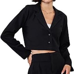 Women's Regular Fit Blazer-image-90