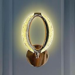 Cruv Golden Metal Wall Light for Home Decoation, Modern Wall Lamps for Bedroom, Wall Lights for Home Decoration, Bedside Lamp (Acylic Wall Light)-image-76