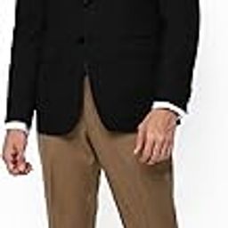 Men,s Single Breasted Solid Blazer- Sleek, Stylish, and Versatile - Perfect for Office & Casual Wear (Black 34)-image-67