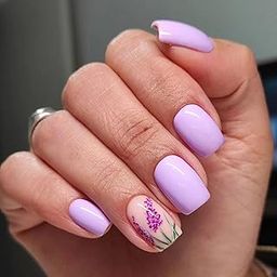 Buddy Jelly Trends Premium Designer 24pcs Stick-on Nails set, with Easy Glue Tab application, Nails are Reusable & Unbreakable (W1344)-8