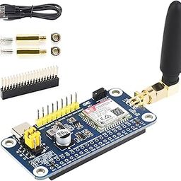 SIM7028 NB-IoT HAT for Raspberry Pi 5/4B/3B+/2B/Zero/Zero 2W and Jetson Nano,Onboard 40PIN GPIO Header, Supports Global Band NB-IoT Communication with GSM Antenna Type-C Interface-24
