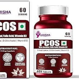 Yurisha PCOS Support Supplement, 60 Tablets, (PACK OF 2)-image-27