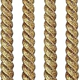 Luces Paraffin Wax Smokeless Scented Golden Colour Twisted Stick Candles Decorations for Living Room Pack of 4-image-30