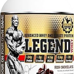 Dexter Jackson Signature Series Legend Whey - Advance Whey And Isolate Protein, 2.27 Kg (5 Lb) - Rich Chocolate | Premium Blend For Muscle Recovery And Growth-image-57