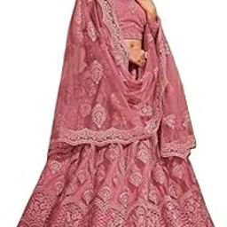 Women's Lehenga Choli Set with Dupatta | Free Size | Lehenga Length: 42", Dupatta: 2.2m | Ethnic Wear for Weddings & Festive Occasions-image-90