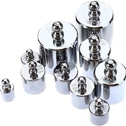 JECOMPRIS Accurate Lab Scale Weights Precision Steel Calibration Weights for Calibration-image-61