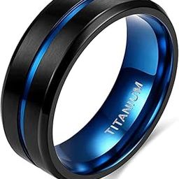 Stainless Steel Stylish adjustable proposal Couple band thumb Silver Platinum Blue combo chain Finger Ring for Men Mens couples gents unisex Boys Boyfriend MEN RINGS-AM097-image-59