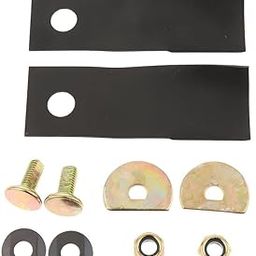 ATORSE Heavy Duty Lawn Mower Blade Set for Honda GXV160 13x4.5cm-picture-10