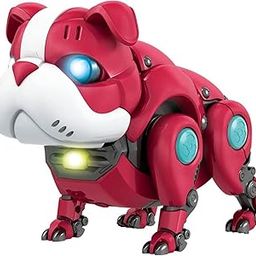 FunBlast Robot Dog Toy, Action Figure Mechanical Dog Toys, Musical Dog Robot Toy with Colorful Flashing Lights and Music for Kids Boys Girls, Robot Toys for 3+ Years Old Kids (Multicolor)-image-1