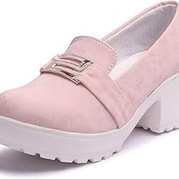 Smart Casual Textured Loafers for Women & Girls-image-42