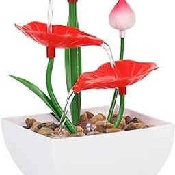 HEAVENGLOW Relaxation Tabletop Fountain with Pump for Indoor Feng Shui Decoration Gift-image-14
