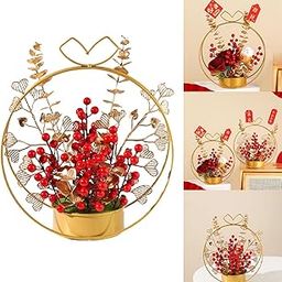 HEAVENGLOW Flower Basket Ornament Decoration Festival Harvest for Living Room Styled-image-45