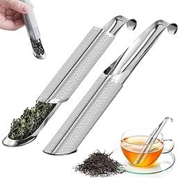 2 Pieces Tea Infuser, Stainless Steel Tea Strainer Infuser with Fine Mesh, Portable Tea Filter for Loose Tea, Ideal for Office, Travel, and Home Use，Magic Teapot-image-14
