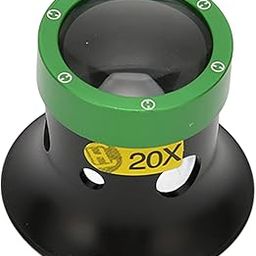 Jewelers Eye Loupe Magnifier 20X, Sapphire Lens, Aluminum Alloy, Impact, Transparency for Watch Repair, Jewelry Antiques Identification-image-23