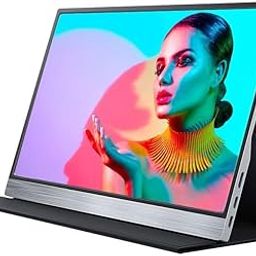 XAVION 15.6" FHD Portable Foldable Monitor | Portable IPS Display Monitor for PC,MAC,Smart Phone - USB Type C & HDMI Connectivity Screen Extender with Smart Cover (15.6" Metal Body)-picture-19
