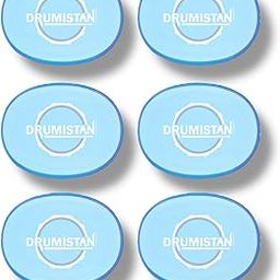 Drumistan Ocean Gel Drum Dampeners, Sound Control Pads, Set of 6, Blue, Silicone-image-72