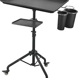 Salon Tray Cart on Wheels, Aluminum Tattoo Tray with Storage Platform, Adjustable Height Service Rolling Tray, Storage Tray Accessory for Salon Spa Dental Use, Rolling Tray Cart-image-20