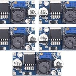 Shockley LM2596 DC-DC Buck Converter, Adjustable Step Down Voltage Regulator 3-40V to 1.5-35V Power Supply Volt Reducer Transformer Module (LM2596 Buck - 5 Piece)-17