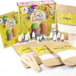kalakaram DIY Bath Bomb Making Kit | STEM Project & Learning Science Kit | Educational Birthday Gift for Kids, Boys & Girls Ages 8-10-12-14 | Creative Gift Idea for Young Scientists-picture-23