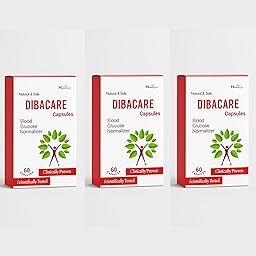Hamdan Dibacare Capsules | Ayurvedic Blood Sugar Control Supplement | Natural Glucose Level Support | Herbal Diabetes Care with Clinically Tested Formula | 60 x 3 Capsules-image-29