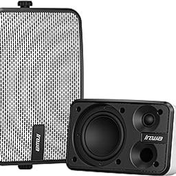 Inwa Bluetooth Outdoor Speaker, Wall Mountable, Waterproof (IPX5), Powerful Bass Sound System for Indoor and Outdoor Use, Wireless Sync of up to 100 Speakers (2 Pieces, MZ621)-image-50