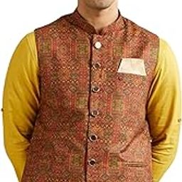 Men's Viscose Blend Aztec Print Jacket (1pc)-picture-10