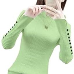 Fashion Highneck Ribbed Full TOP for Adult Girls and Women | Pullover top | Highneck Knitted Pullover Suitable for XS, S, L-image-83