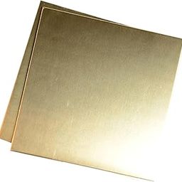 WOFICRET 1.5mm Thick Brass Plate Sheet, Durable Brass Sheet Metal for Models, DIY Repair,1.5 * 25 * 25/2pcs-image-9