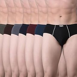 Men's Solid Cotton Brief (Colour May Vary)-picture-19