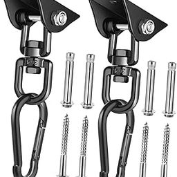 Creations 2 Set Swing Hangers Fixed Plate Hammock Hanging Hook Kits for Seat Gym PorchHome & Garden|Yard, Garden & Outdoor Living|Patio & Garden Furniture|Hammocks-image-13