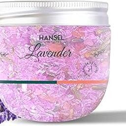 Hansel Lavender Bath Salt 250g | Relaxing Aromatherapy Soak for Stress Relief & Deep Sleep | Epsom, Himalayan & Dead Sea Salt | Essential Oils & Vitamin E | Foot Soak & Body Spa-image-13