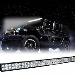 SORAX 60 LED Spotbeam Flood Light 31" inch CNC Aluminum Material Waterproof Off Road Driving Light Universal For Car Jeep Tractor Van Universal For Car (130W, 12000LM)-picture-16