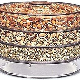 VOLRIX Sprouts Maker Box Stackable 4-Tier Sprouting Set for Organic Home Making Fresh Sprouts Beans for Living Healthy Life Sprout Maker 500 ML (Transparent)-23