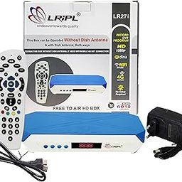 LRIPL Set Top Box Free Dish Without Antenna Wi-Fi Enabled- IPTV Box for TV MPEG-4 Setup Box hd Free Dish with Miracast (Connect with WiFi and Watch Free Channel)-10