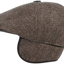 Men's Winter Warm Golf Cap with Earmuff (Brown, Free Size)-image-27