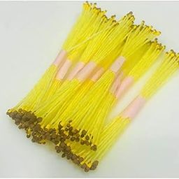 Sunflower 1mm Dual Color Brown Head & Yellow Stiff Thread Stamens-image-92
