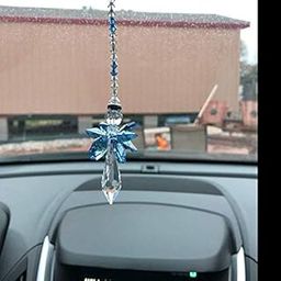 Crystomist Sparkling K9 Crystal Glass Crystal Car Hanging Rainbow Suncatcher Beautiful Balcony Garden Hanging Ornament A13-image-42