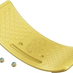 GUDMART Kids Balance Board Concentration Balance Trainer for Games Activity Twisting Yellow-12