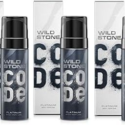 Wild Stone CODE Platinum Body Perfume for Men, Pack of 3 (150ml each)|No Gas Deodorant|Long Lasting Body Spray-81