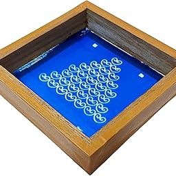 Anciently Gopadam Rangoli Stencil Wooden, Rangoli Sacha Wooden, 1 Piece (5x5 Inches)-30